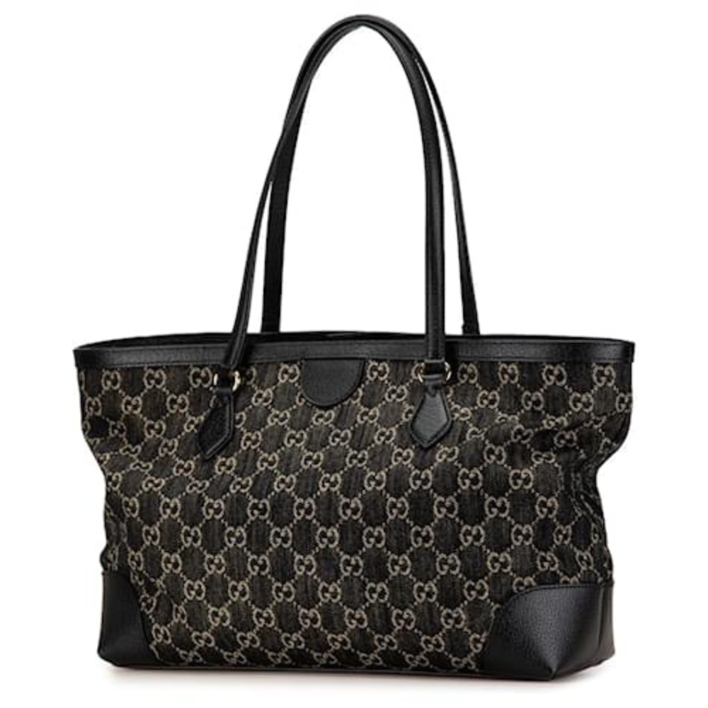 Gucci GG Monogram Medium Ophidia Shopping Tote Bag – Black