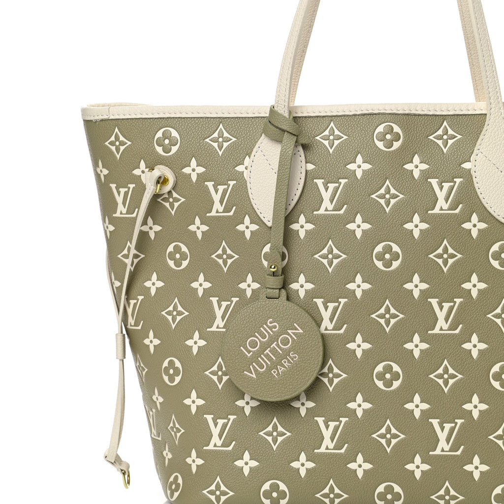Louis Vuitton Spring In The City Neverfull MM - Khaki Beige Cream