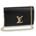 Louis Vuitton Pochette Louise Chain Clutch - Black