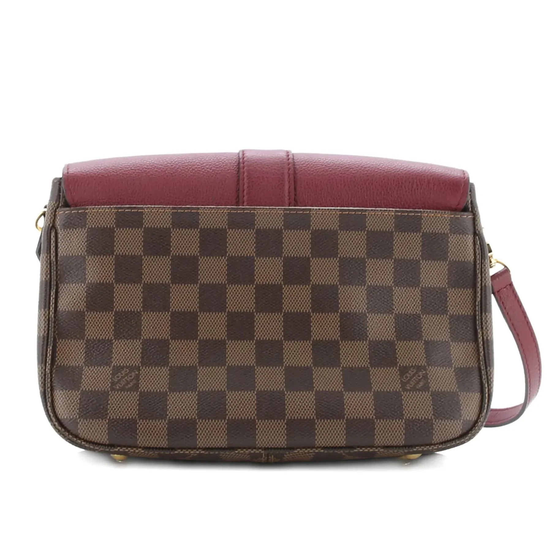 Louis Vuitton Damier Ebene Clapton Crossbody Shoulder Bag - Brown