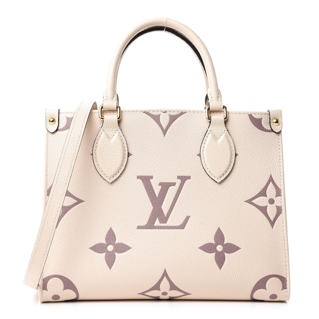 Louis Vuitton OnTheGo PM Handbag - Creme Bois De Rose