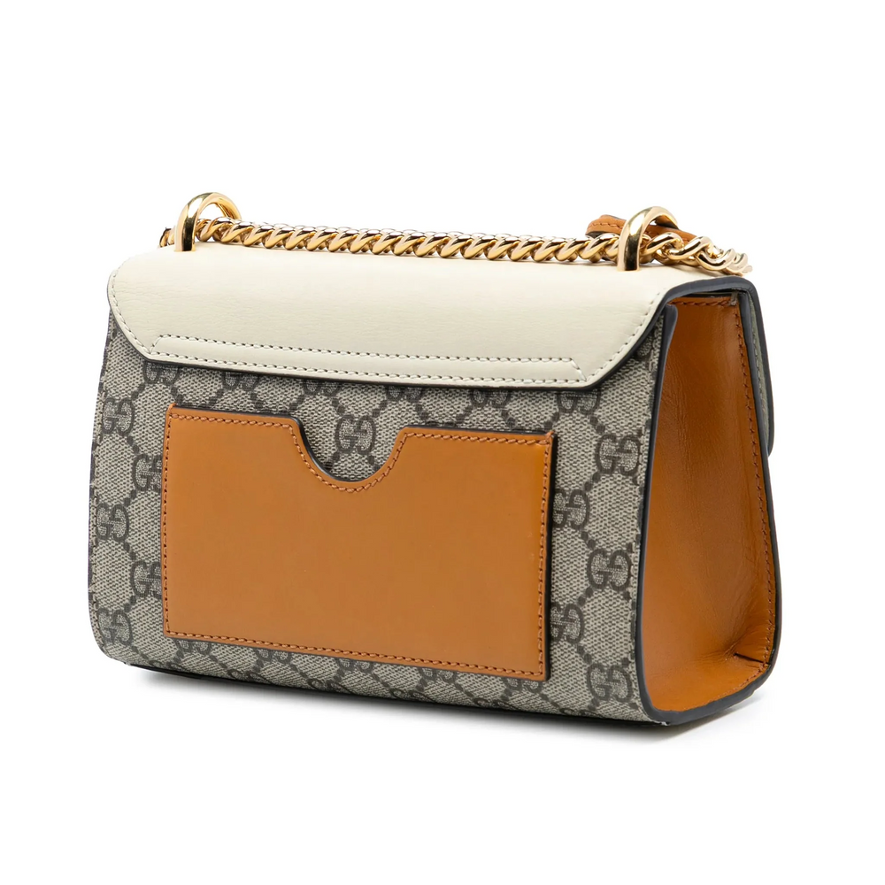 Gucci Padlock GG Supreme Shoulder Bag – Beige