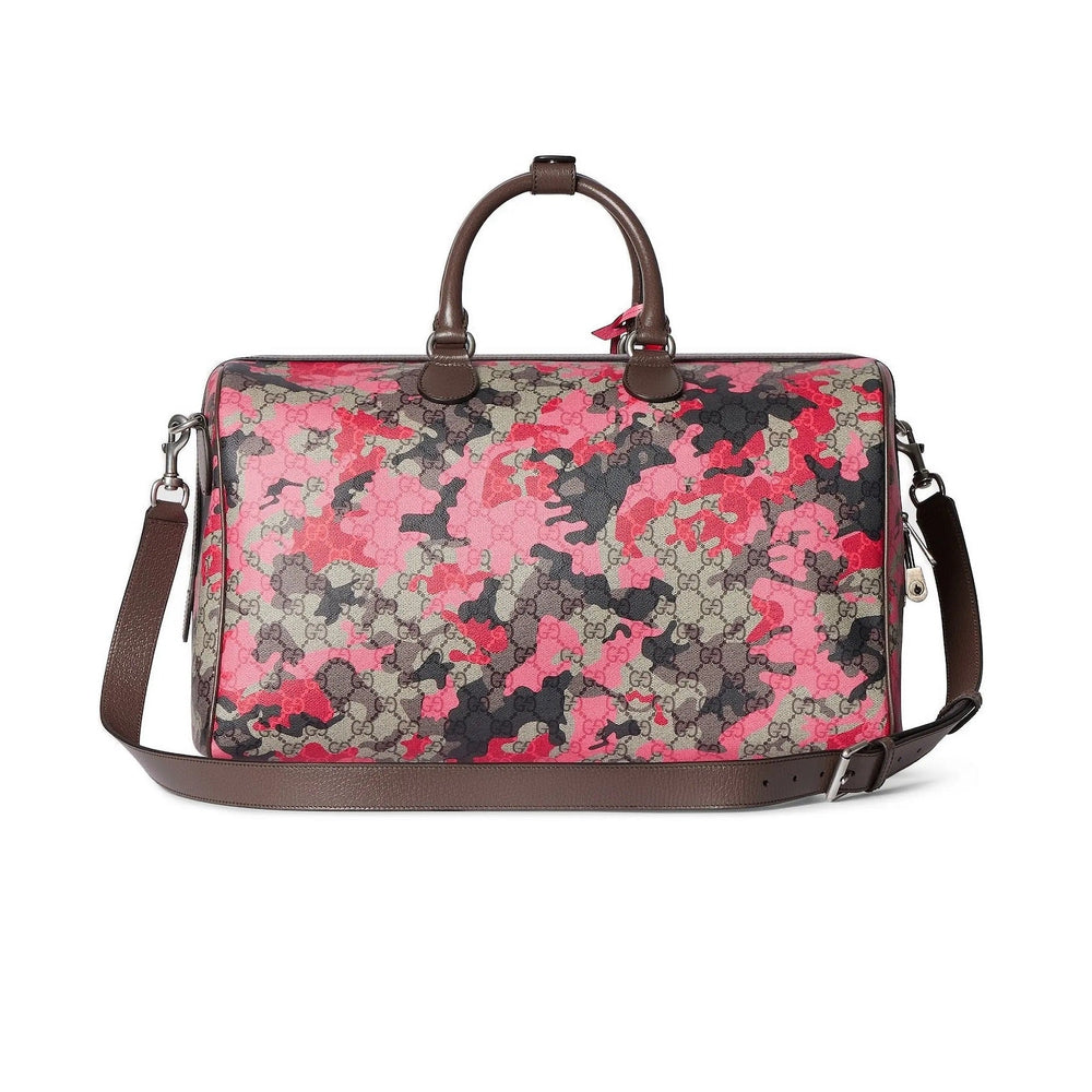 Gucci GG Small Duffle Bag - Camouflage Pink
