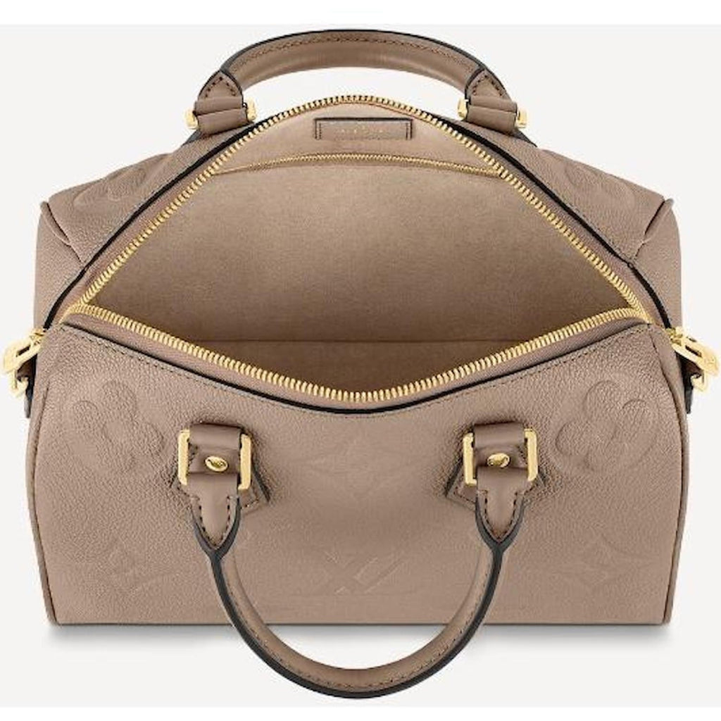 Louis Vuitton Monogram Empreinte Giant Speedy Bandoulière 25 Handbag - Dune