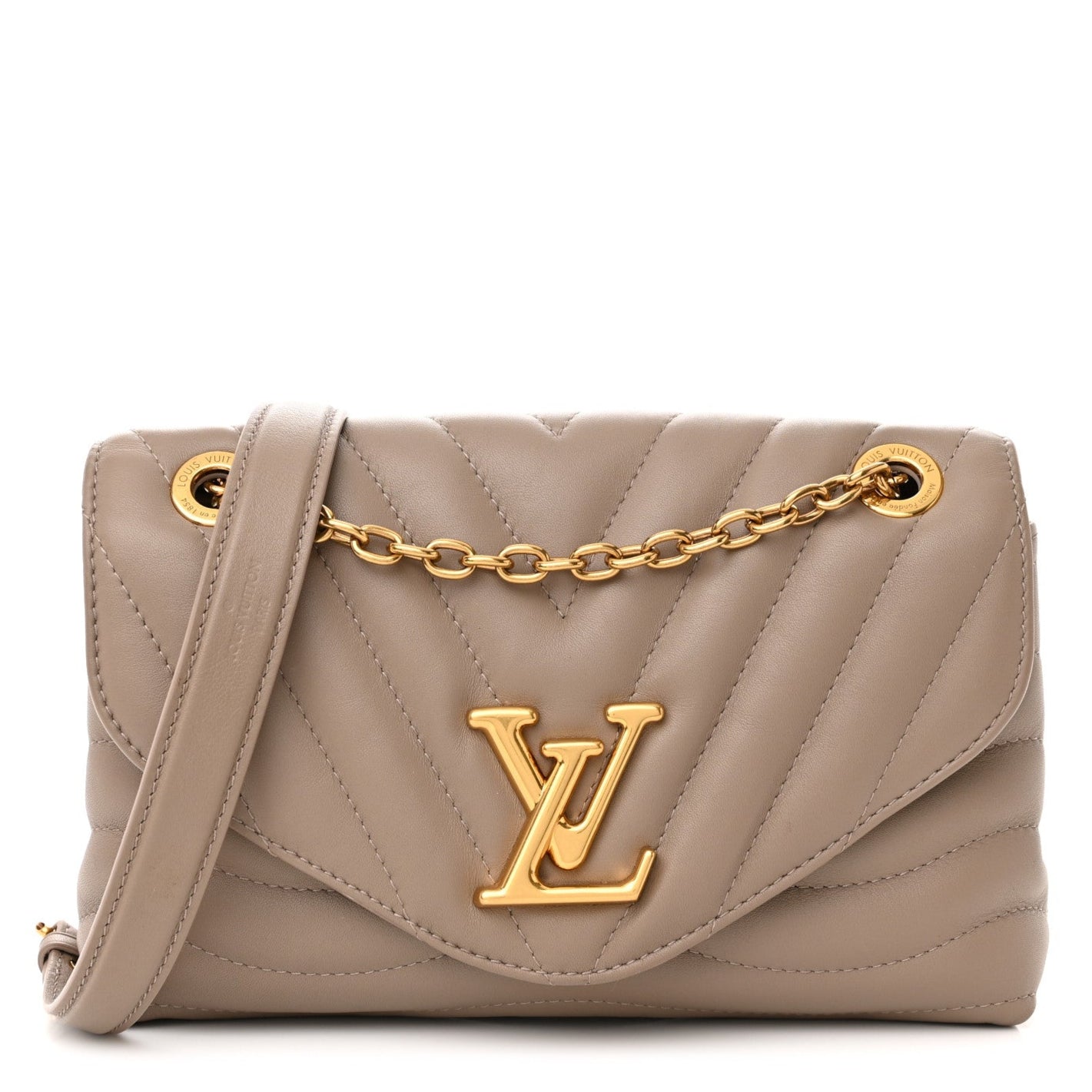 Louis Vuitton New Wave Chain Bag MM - Taupe