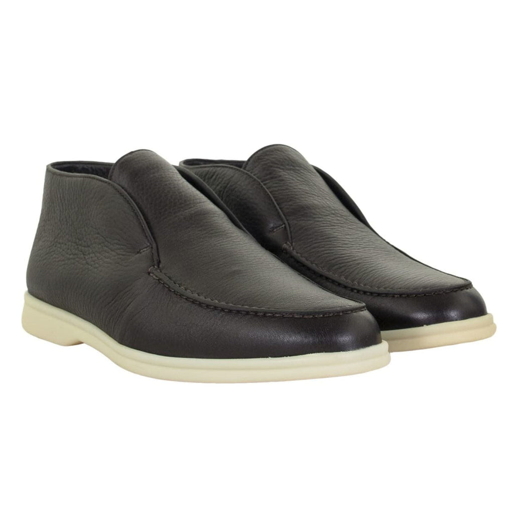 Loro Piana Open Walk Ankle Boots - Navy Blue (W000)