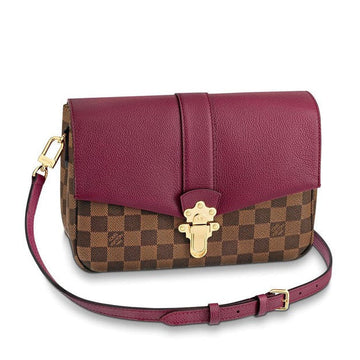 Louis Vuitton Damier Ebene Clapton Crossbody Shoulder Bag - Brown