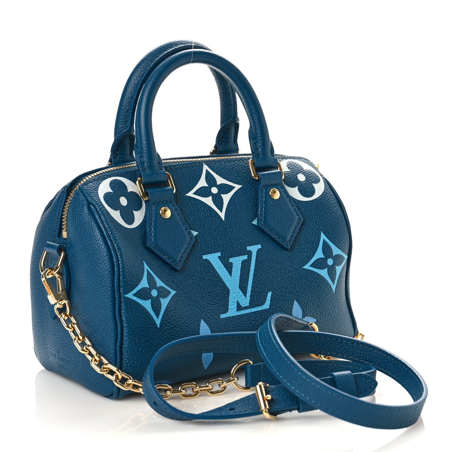 Louis Vuitton Giant Speedy Bandouliere 20 Handbag - Blue