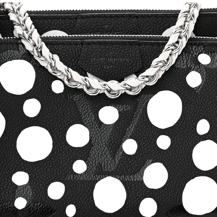 Louis Vuitton x Yayoi Kusama Multi Pochette Accessoires Shoulder Bag - Black White