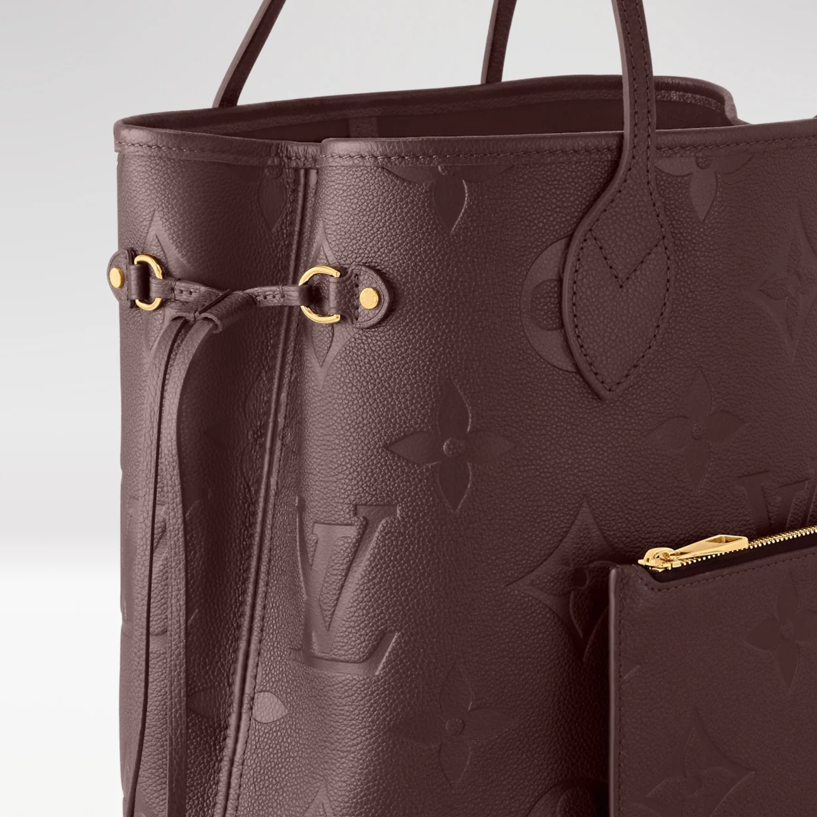 Louis Vuitton Neverfull MM Tote Bag - Wine Burgundy