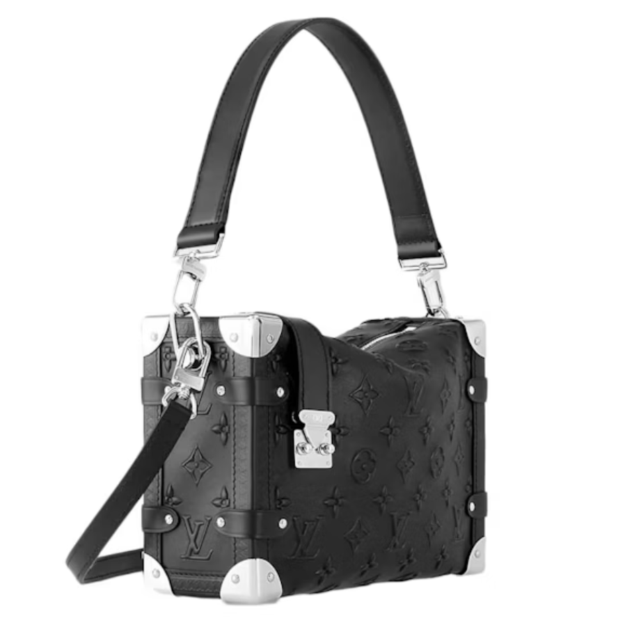 Louis Vuitton Side Trunk GM Handbag - Black