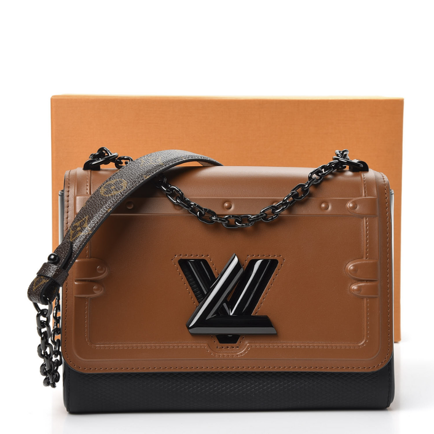 Louis Vuitton Calfskin Cruise Boots Twist MM Shoulder Bag - Brown Tan