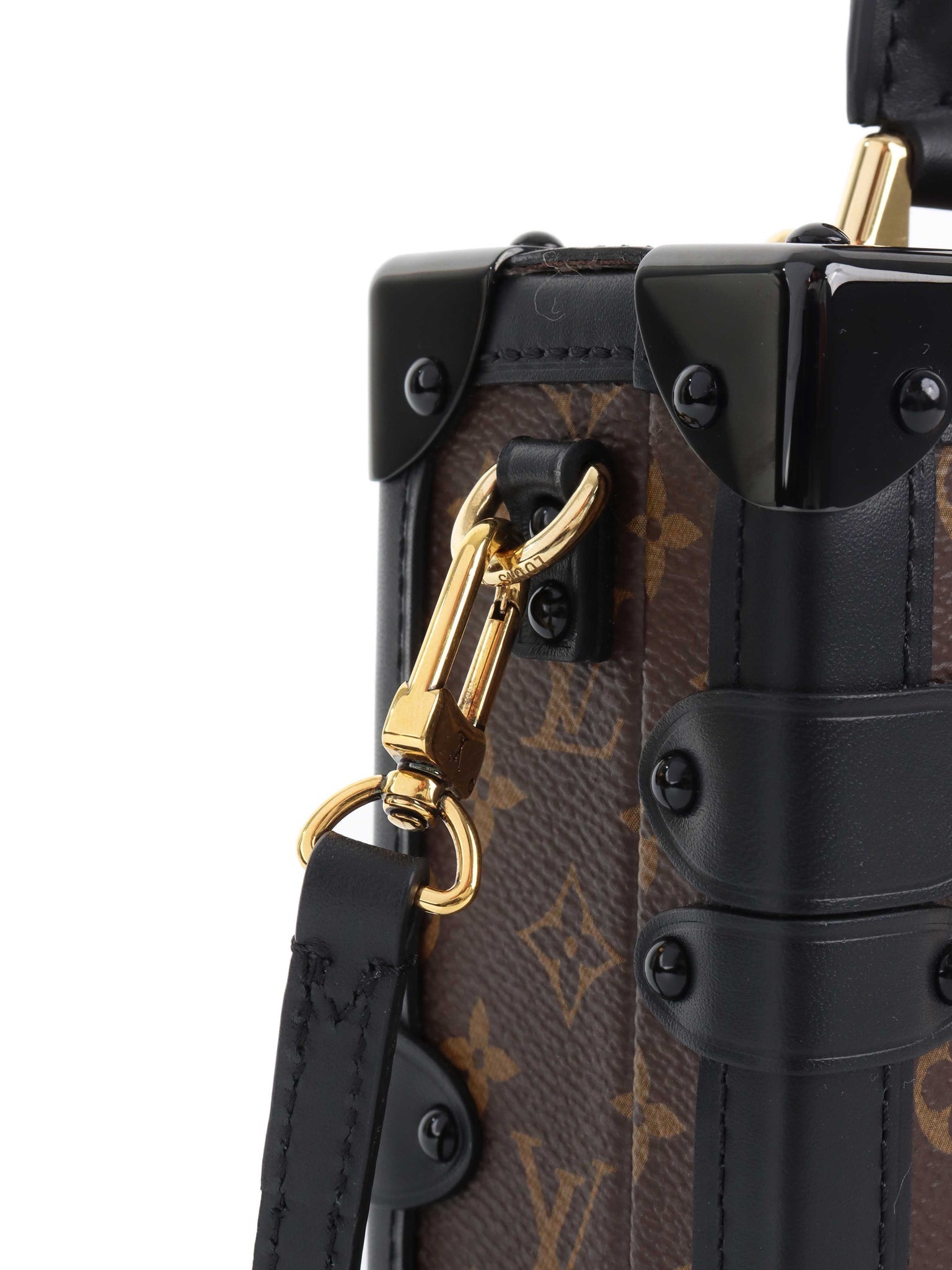 Louis Vuitton Petite Malle Capital Handbag - Brown