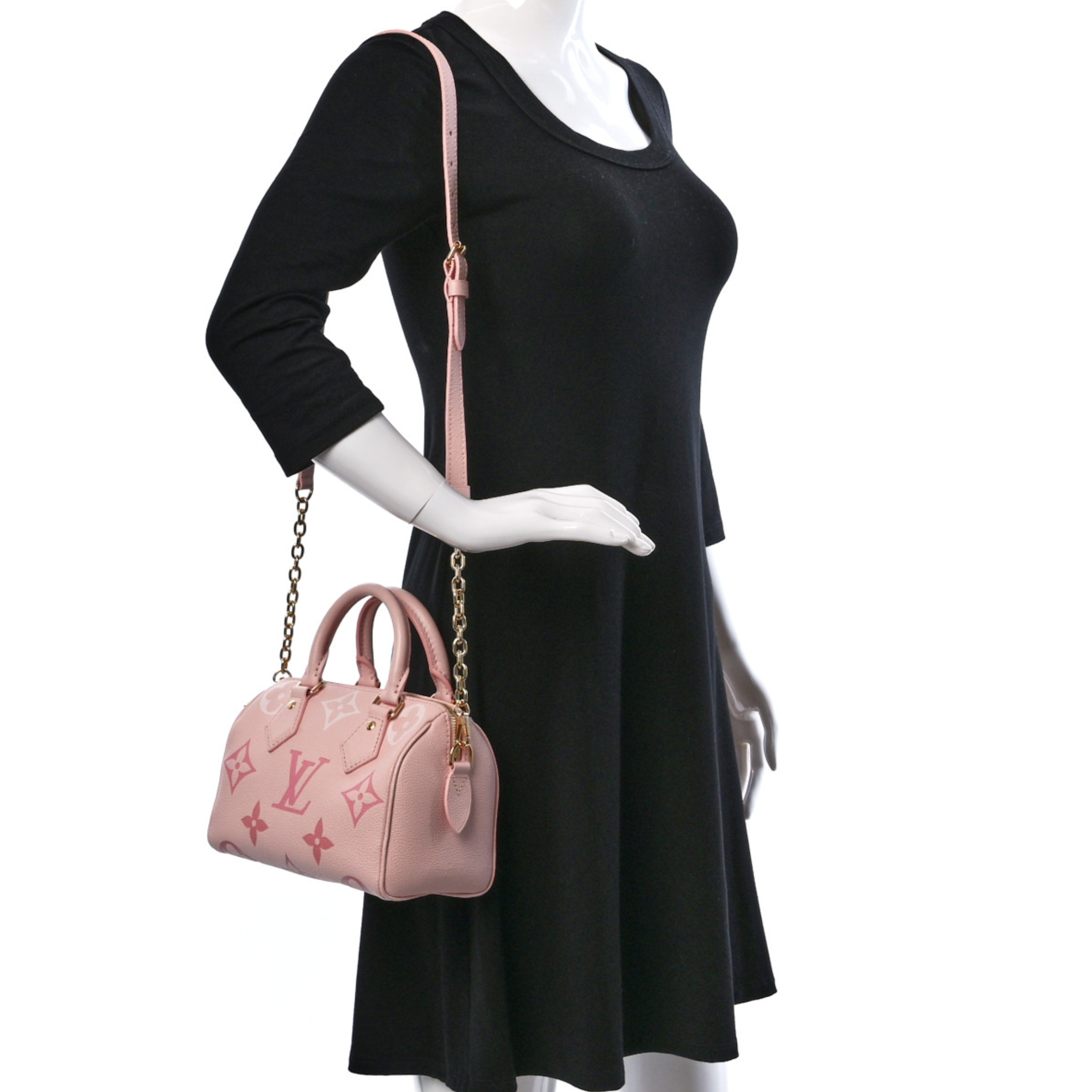 Louis Vuitton Giant Speedy Bandouliere Shoulder Bag - Rose Pink