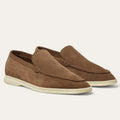 Loro Piana Summer Walk Suede Loafers - Dusk (H0X4)