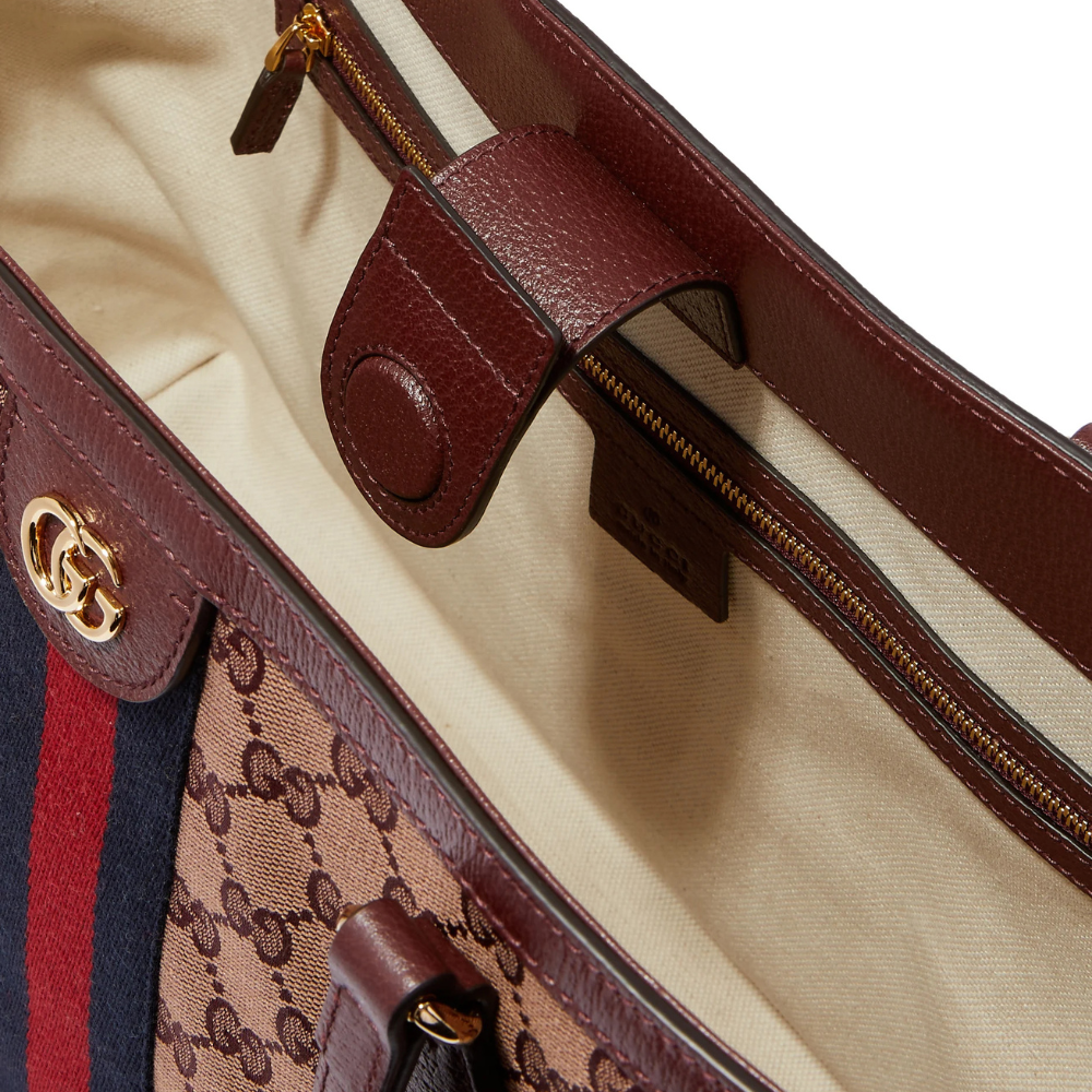 Gucci Ophidia Medium Tote Bag – Burgundy
