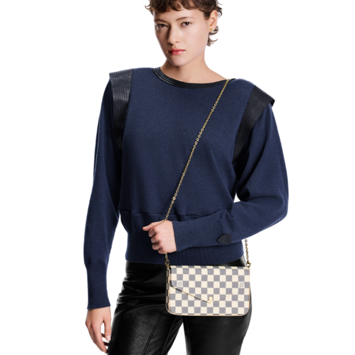 Louis Vuitton Damier Azur Pochette Félicie Crossbody Bag - Damier Azur