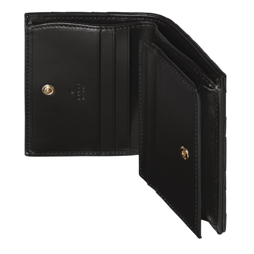 Gucci GG Marmont Card Case Wallet – Black