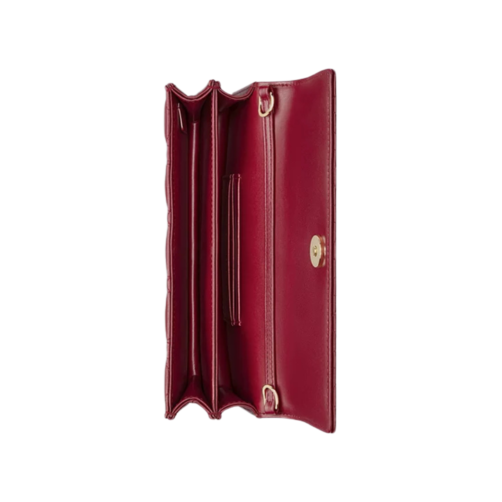 Dior My Dior Mini Cannage Lambskin Bag – Cherry Red