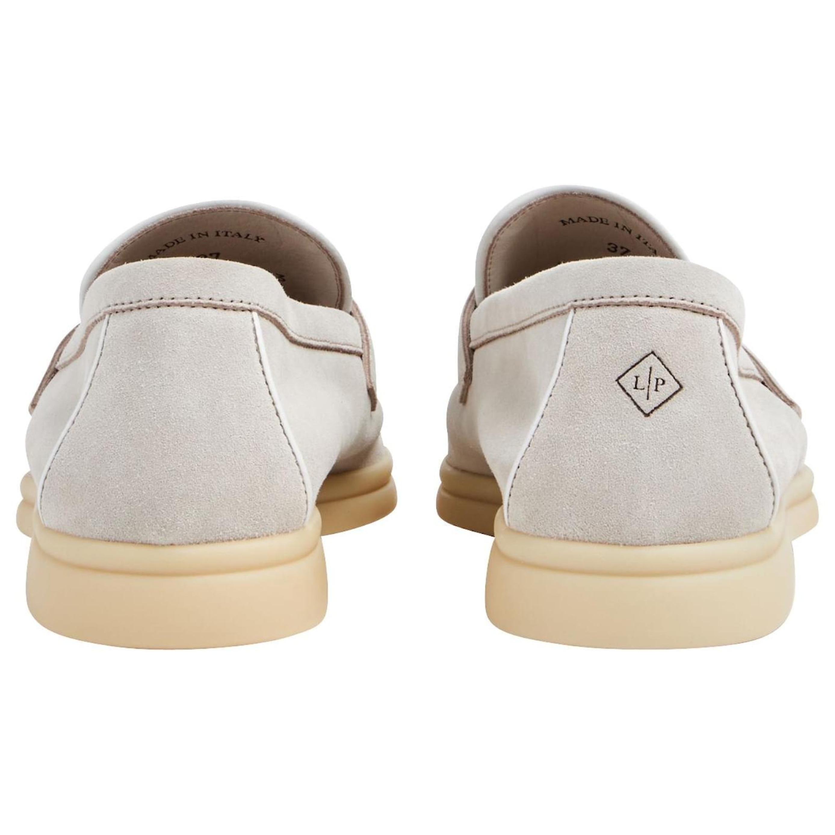 Loro Piana Summer Walks Suede Loafers - Pink Sand