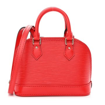 Louis Vuitton Epi Alma Nano BB Handbag - Red