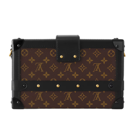 Louis Vuitton Petite Malle Shoulder Bag - Dark Brown