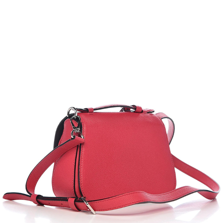 Louis Vuitton Grained Calfskin Vivienne Handbag  - Red