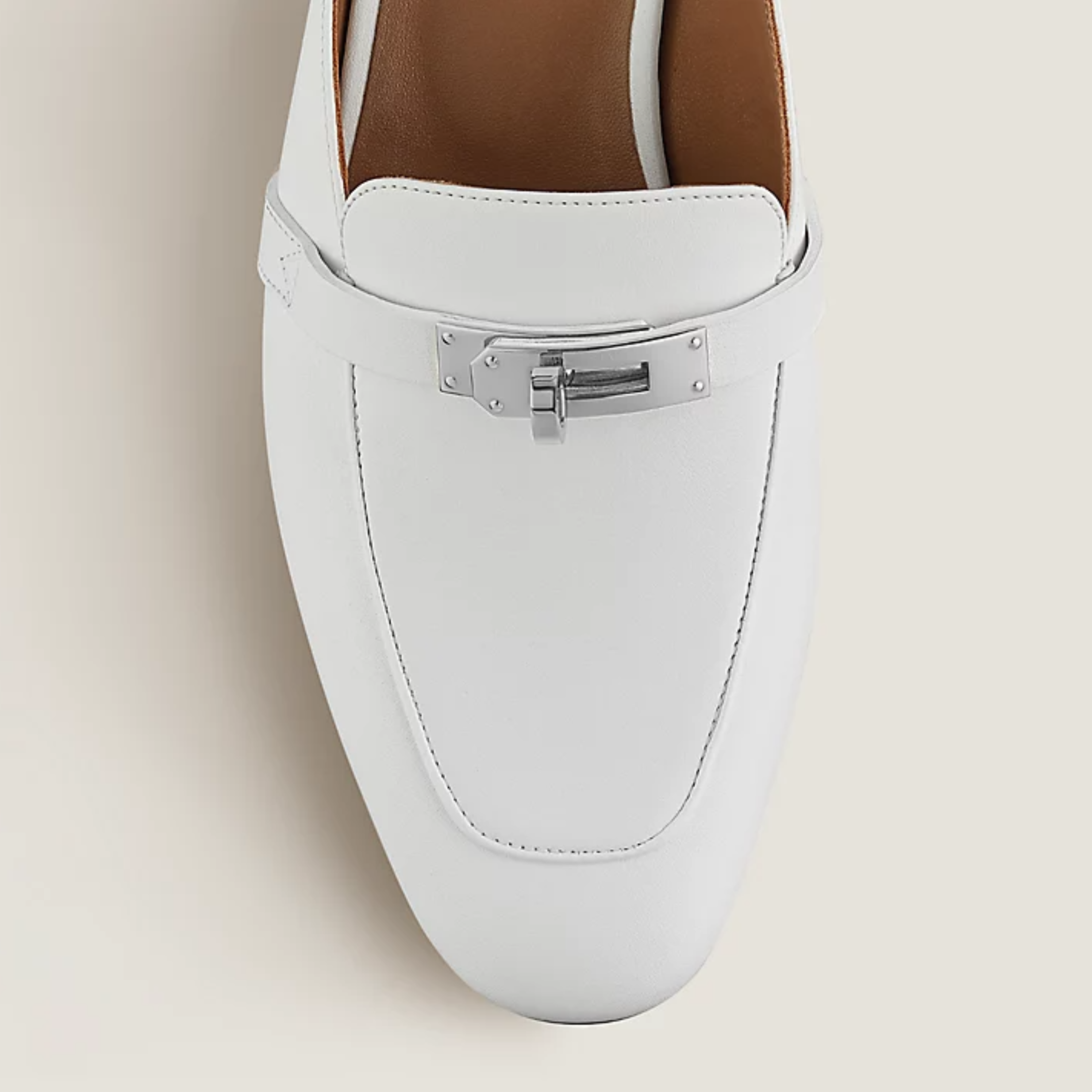 Hermes Oz Mule - Blanc