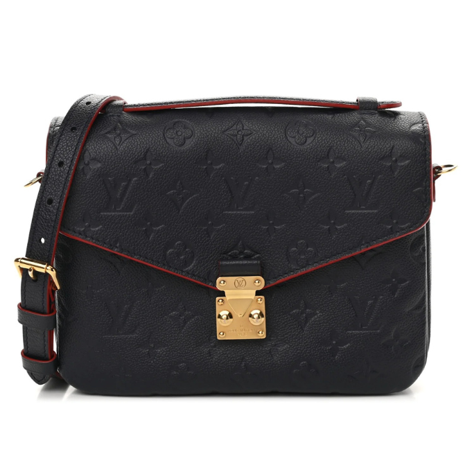 Louis Vuitton Monogram Empreinte Pochette Metis Handbag - Rouge Marine