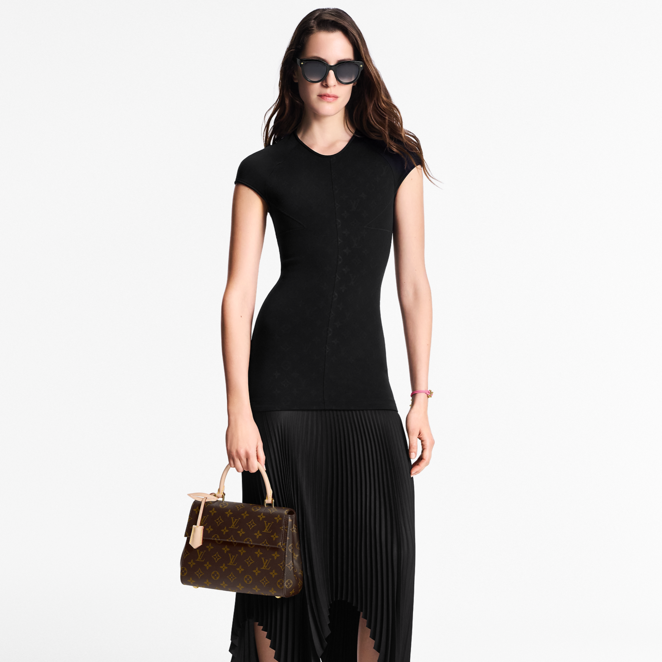 Louis Vuitton Cluny BB Monogram Handbag - Brown