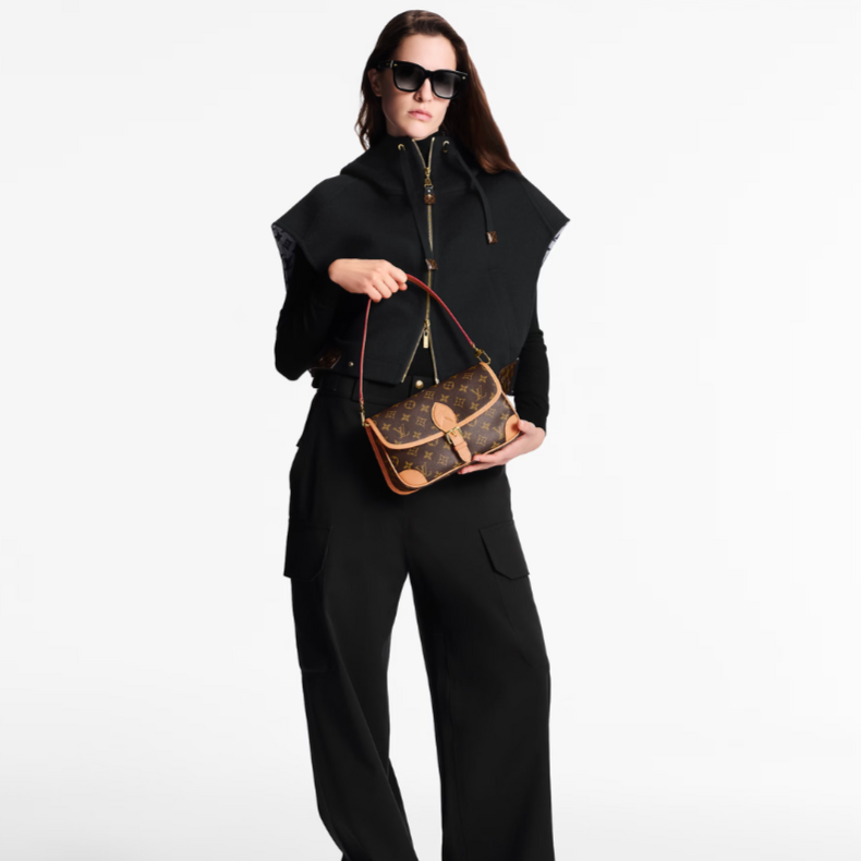 Louis Vuitton Diane Shoulder Bag - Brown