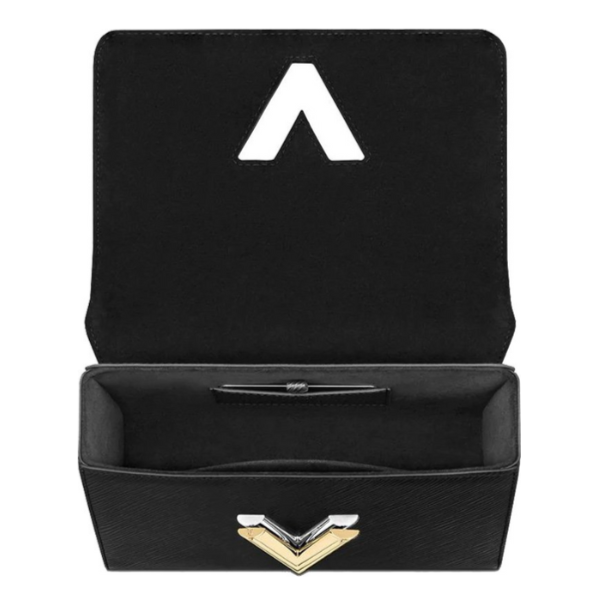 Louis Vuitton Epi Love Lock Twist MM Shoulder Bag - Black