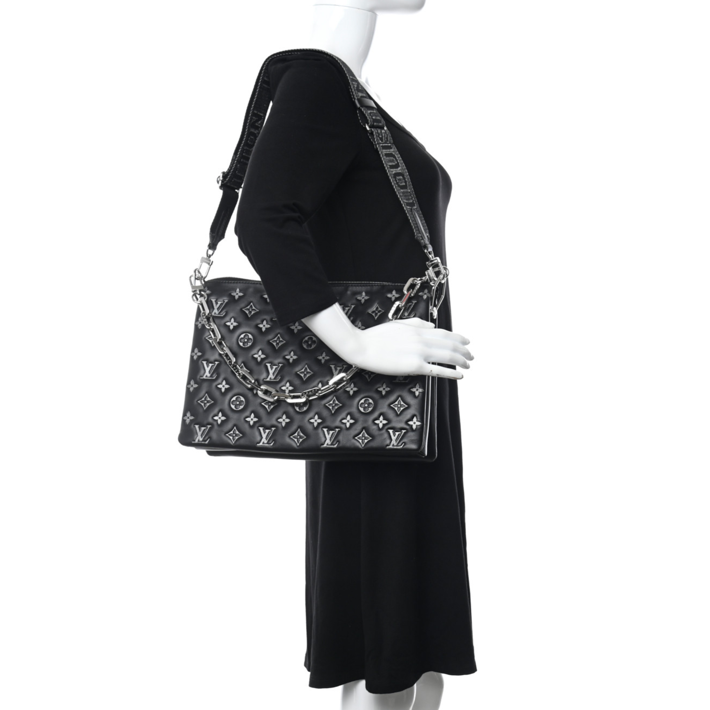 Louis Vuitton Coussin MM - Black Gray