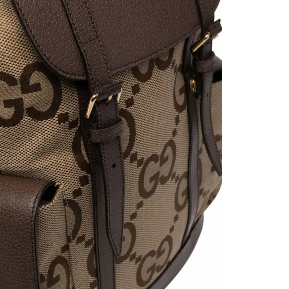 Gucci Jumbo GG Backpack – Brown