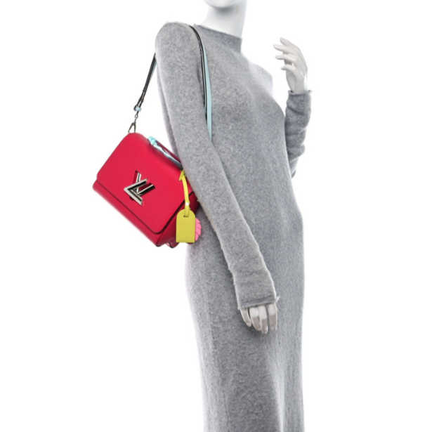 Louis Vuitton Twist MM Shoulder Bag - Red