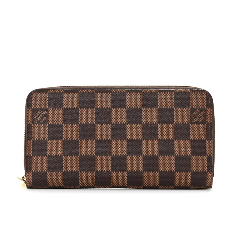 Louis Vuitton Damier Ebene Zippy Wallet - Brown