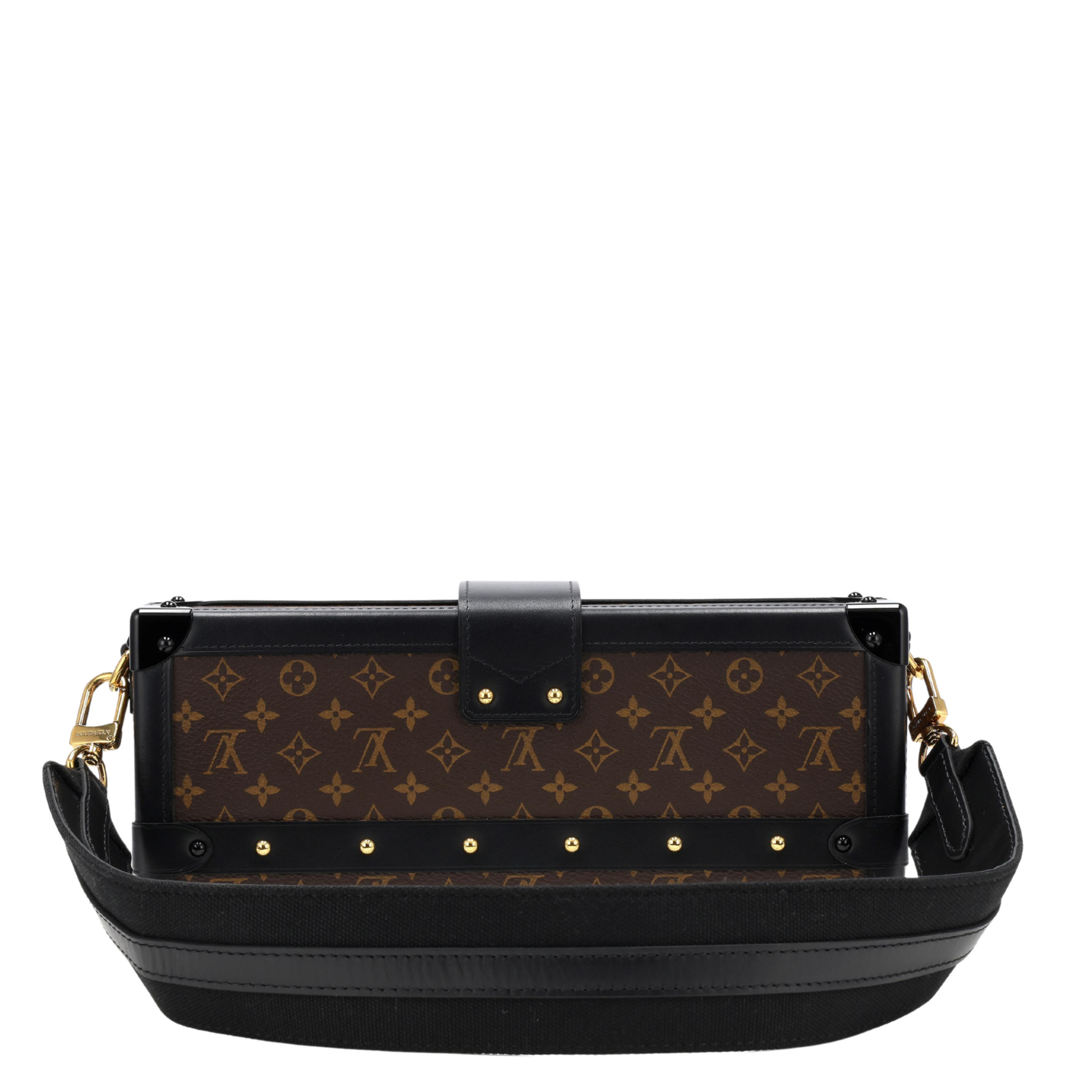 Louis Vuitton Petite Malle East West Trunk Bag - Brown