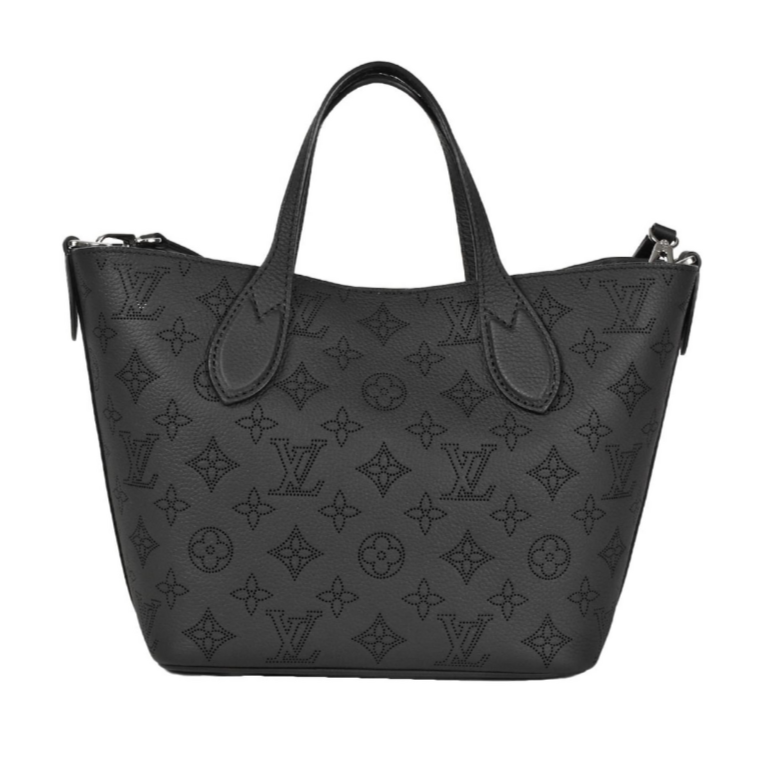 Louis Vuitton Monogram Mahina Blossom MM Shoulder Bag - Black