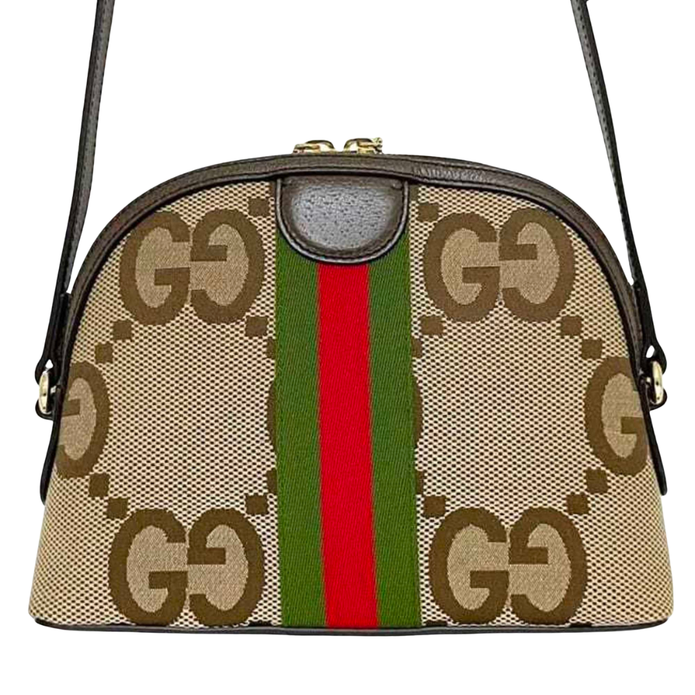 Gucci GG Ophidia Dome Shoulder Bag – Beige