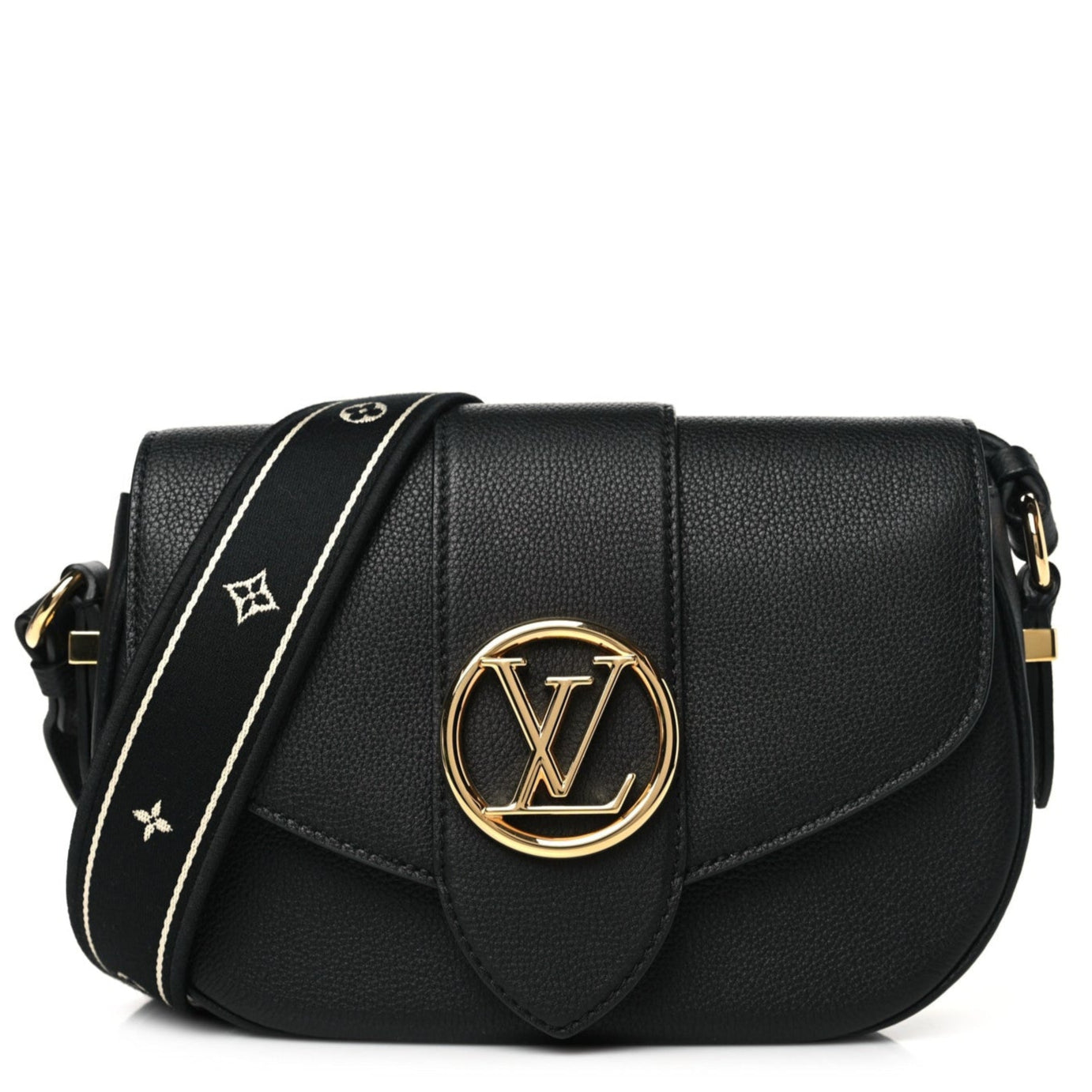 Louis Vuitton LV Pont 9 Soft MM Shoulder Bag - Black