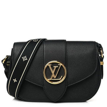 Louis Vuitton LV Pont 9 Soft MM Shoulder Bag - Black