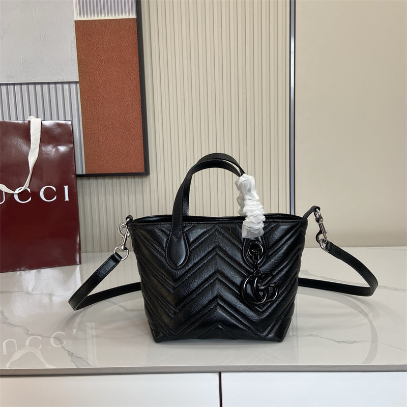 Gucci GG Marmont Small Tote Bag – Black