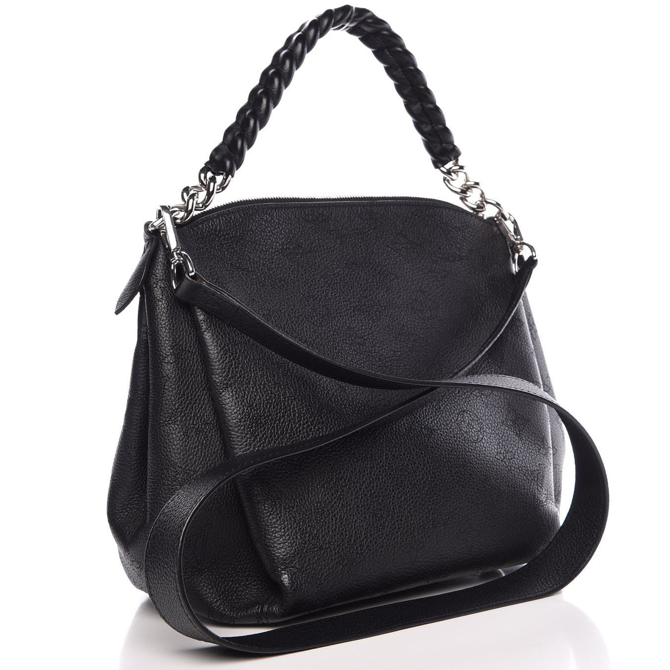 Louis Vuitton Mahina Babylone Chain BB Shoulder Bag - Black