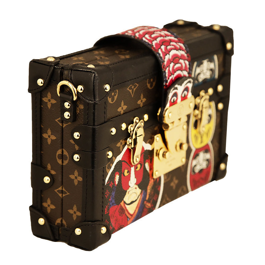 Louis Vuitton x Yamamoto Kansai Monogram Canvas Petite Malle Handbag - Brown