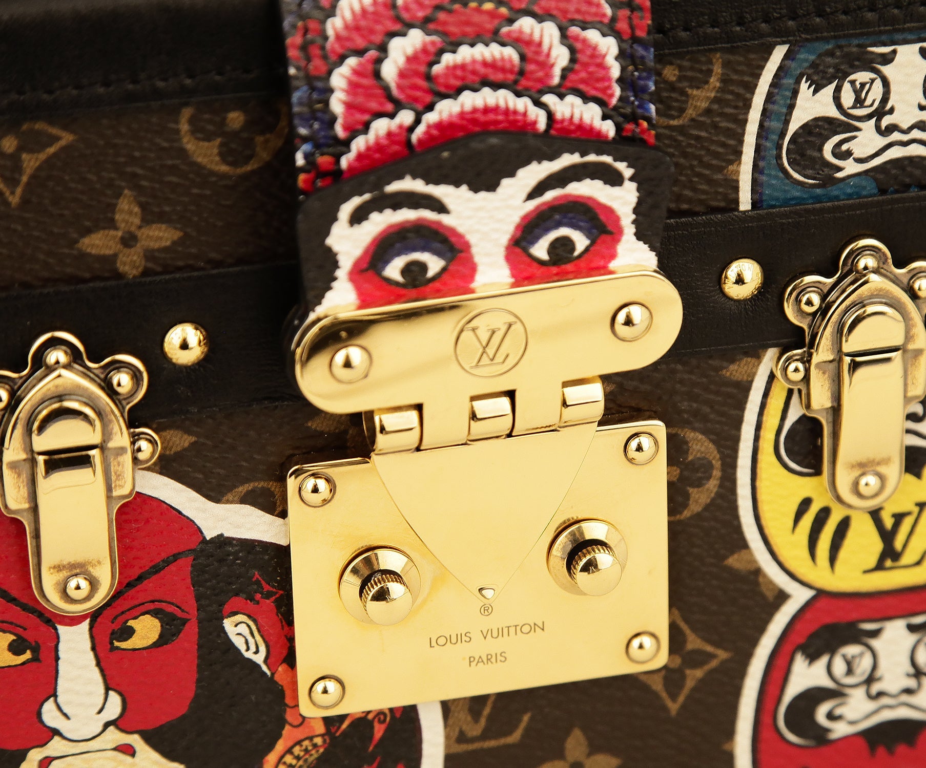 Louis Vuitton x Yamamoto Kansai Monogram Canvas Petite Malle Handbag - Brown