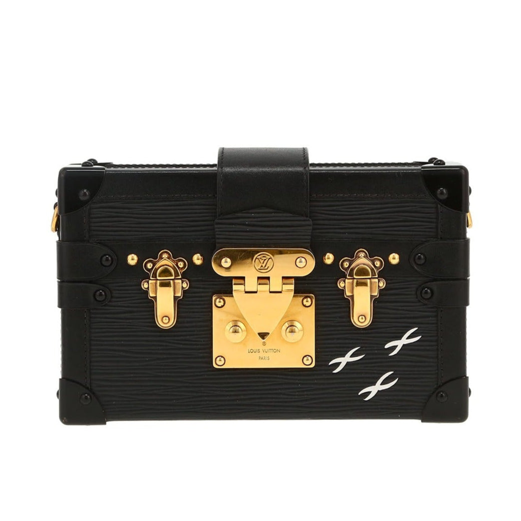 Louis Vuitton Petite Malle Crossbody Bag - Black