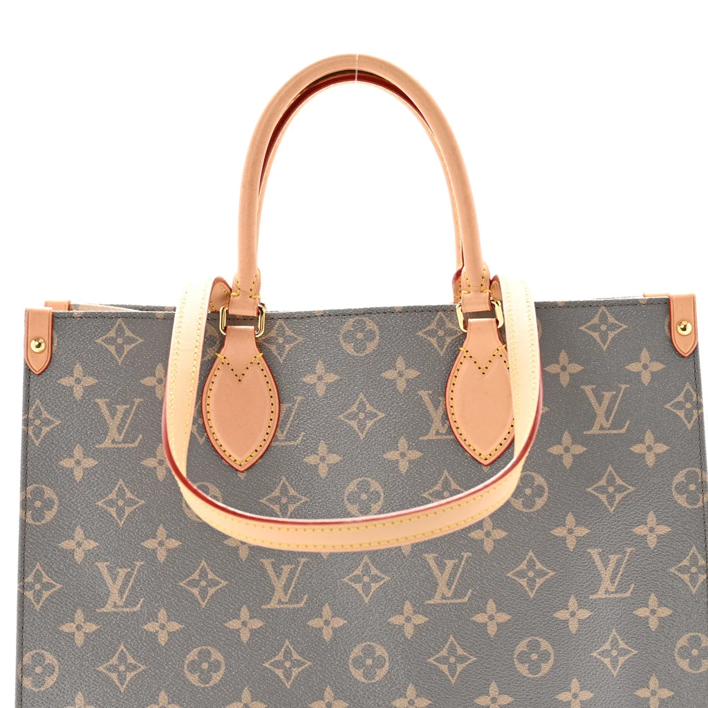 Louis Vuitton Monogram Denim OnTheGo MM Shoulder Bag – Trianon Grey