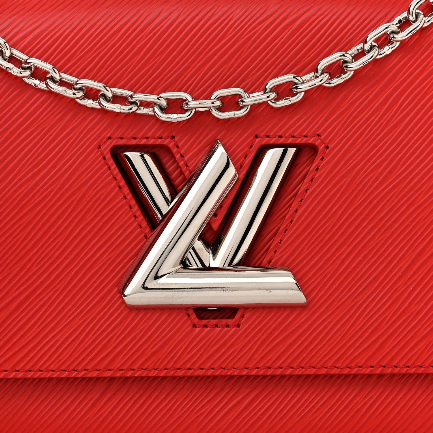 Louis Vuitton Epi Twist MM Shoulder Bag - Red