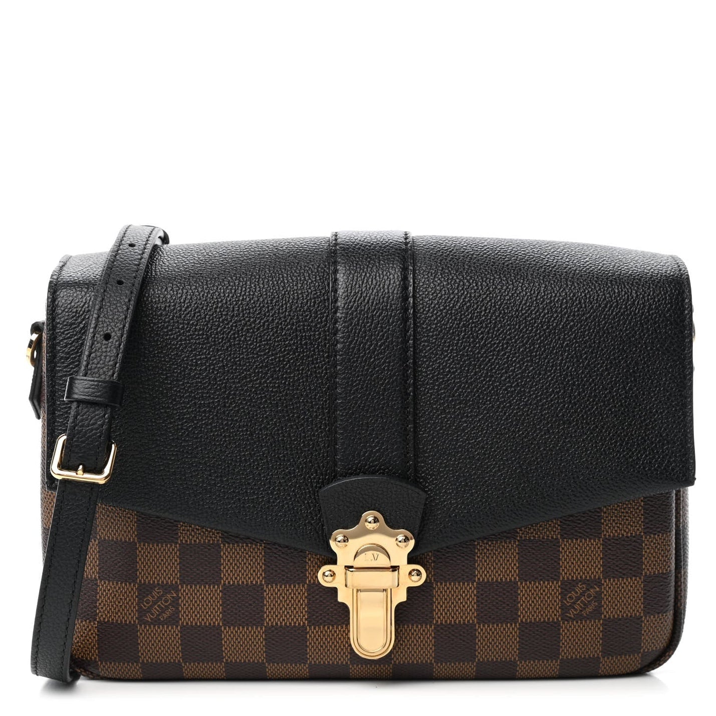 Louis Vuitton Damier Ebene Clapton Crossbody Bag - Black