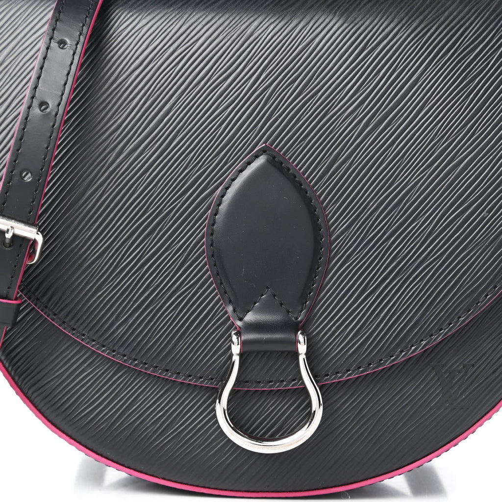 Louis Vuitton Epi Saint Cloud Shoulder Bag - Black